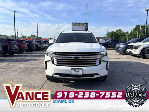 Summit White 2023 Chevrolet Tahoe High Country