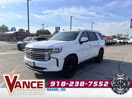Summit White 2023 Chevrolet Tahoe High Country