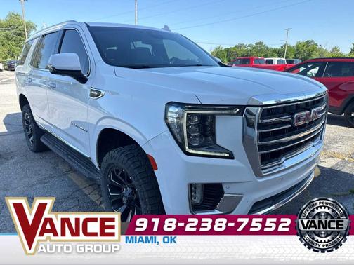 Summit White 2024 GMC Yukon SLT
