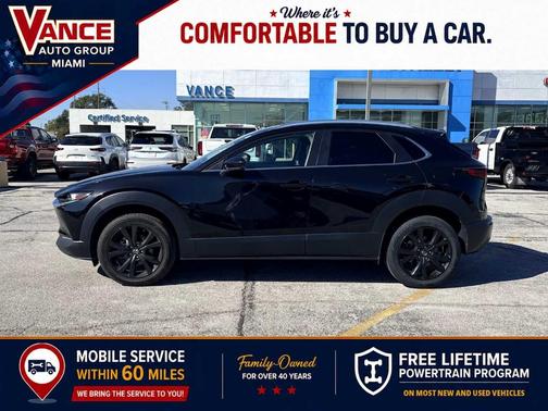 Jet Black Mica 2025 Mazda CX-30 Select
