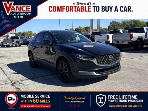 Jet Black Mica 2025 Mazda CX-30 Select