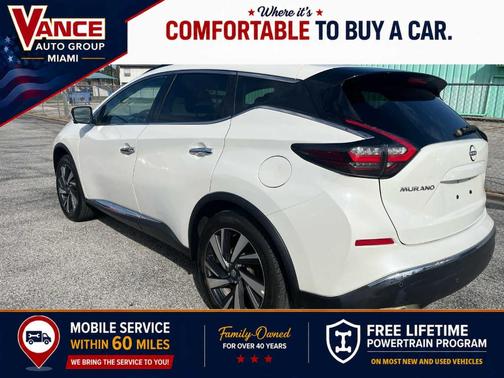 Pearl White Tri-Coat 2023 Nissan Murano SL