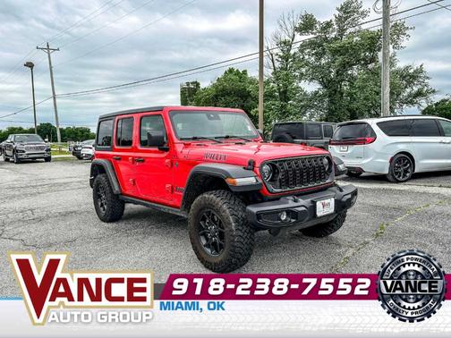 Firecracker Red Clearcoat 2025 Jeep Wrangler 4xe Sport