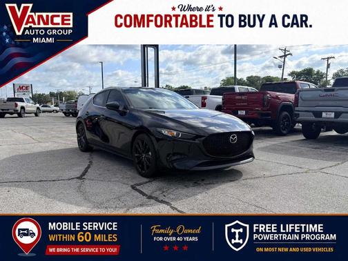 Jet Black Mica 2025 Mazda Mazda3 FWD w/Select Package