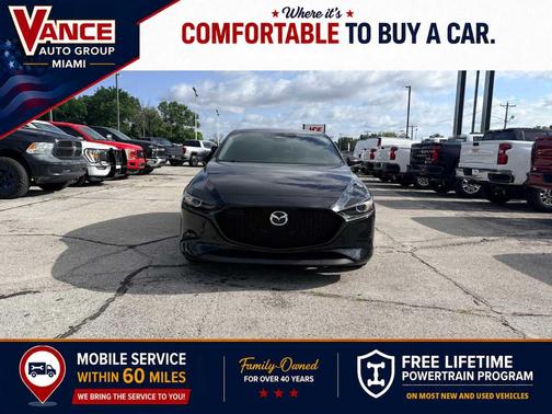 Jet Black Mica 2025 Mazda Mazda3 FWD w/Select Package