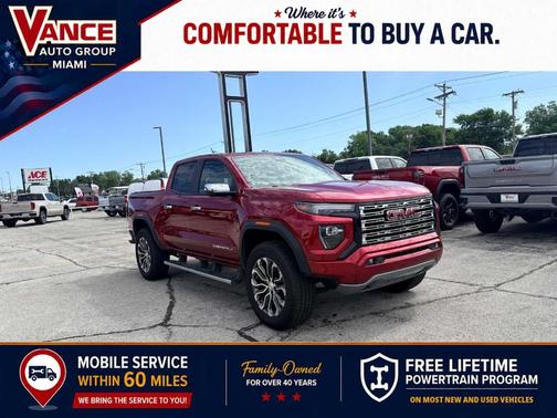 Volcanic Red 2024 GMC Canyon Denali