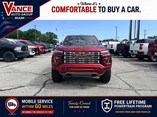 Volcanic Red 2024 GMC Canyon Denali