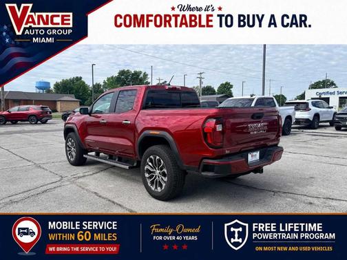 Volcanic Red 2024 GMC Canyon Denali