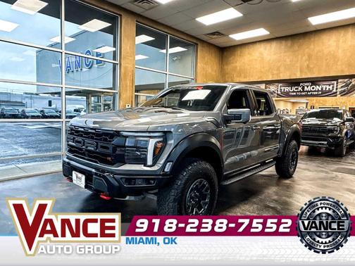 Carbonized Gray Metallic 2025 Ford F-150 Raptor