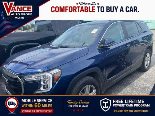 Marine Metallic 2022 GMC Terrain SLE