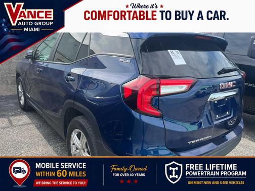 Marine Metallic 2022 GMC Terrain SLE