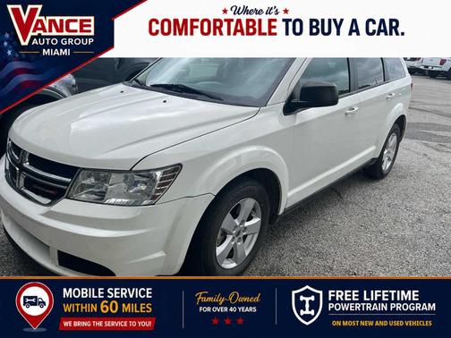 Vice White 2018 Dodge Journey SE