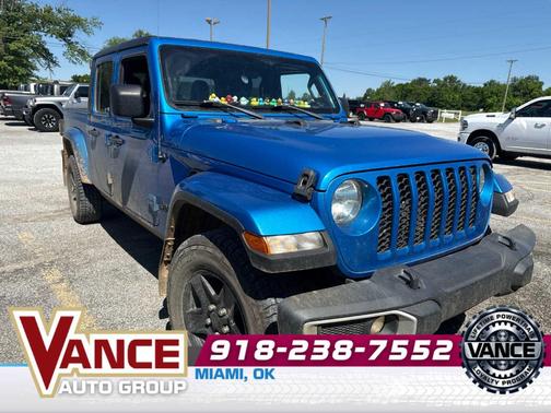 Hydro Blue Pearlcoat 2021 Jeep Gladiator Sport