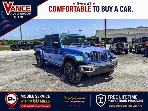 Hydro Blue Pearlcoat 2021 Jeep Gladiator Sport