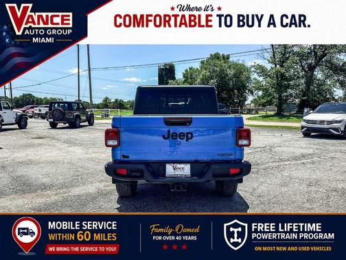 Hydro Blue Pearlcoat 2021 Jeep Gladiator Sport