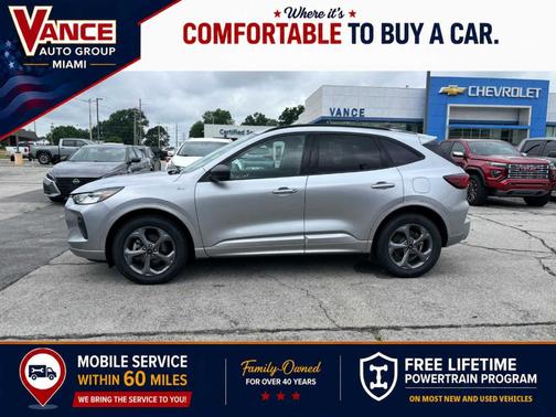 Iconic Silver Metallic 2023 Ford Escape ST-Line