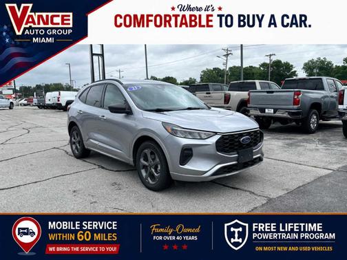 Iconic Silver Metallic 2023 Ford Escape ST-Line