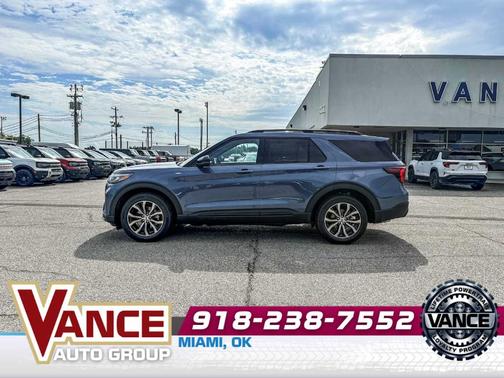 Vapor Blue Metallic 2026 Ford Explorer ST-Line