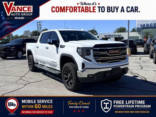 Summit White 2022 GMC Sierra 1500 SLT