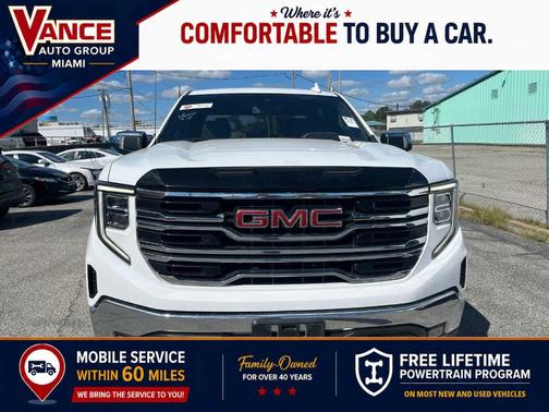 Summit White 2022 GMC Sierra 1500 SLT