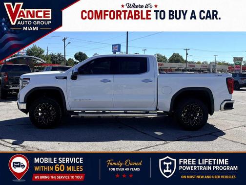 Summit White 2022 GMC Sierra 1500 SLT