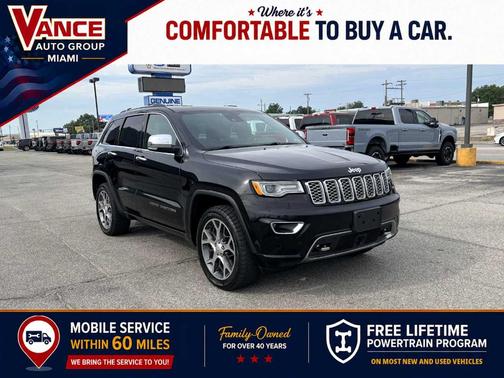Diamond Black 2019 Jeep Grand Cherokee Overland