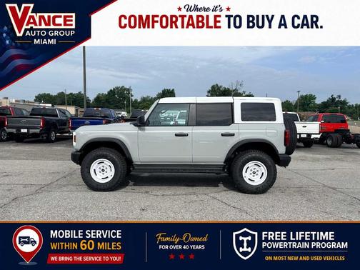 Avalanche Gray 2026 Ford Bronco Heritage Edition