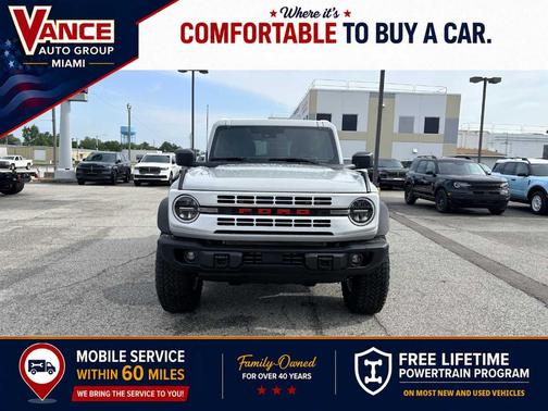 Avalanche Gray 2026 Ford Bronco Heritage Edition