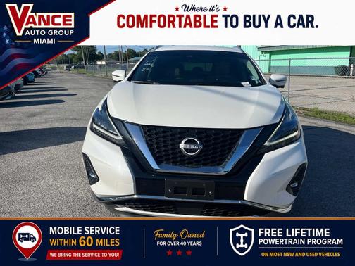 White 2023 Nissan Murano SL