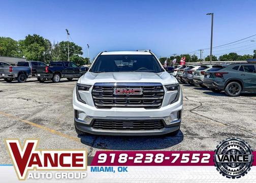 Summit White 2025 GMC Acadia Elevation