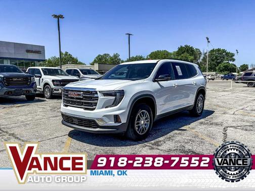 Summit White 2025 GMC Acadia Elevation
