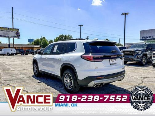 Summit White 2025 GMC Acadia Elevation