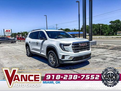 Summit White 2025 GMC Acadia Elevation