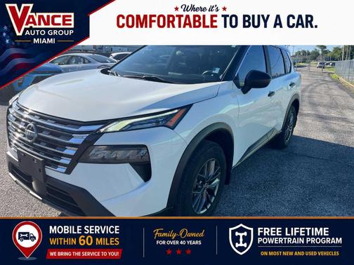 Glacier White 2024 Nissan Rogue S