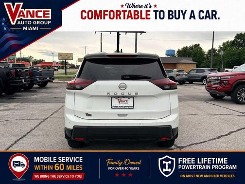 Glacier White 2024 Nissan Rogue S