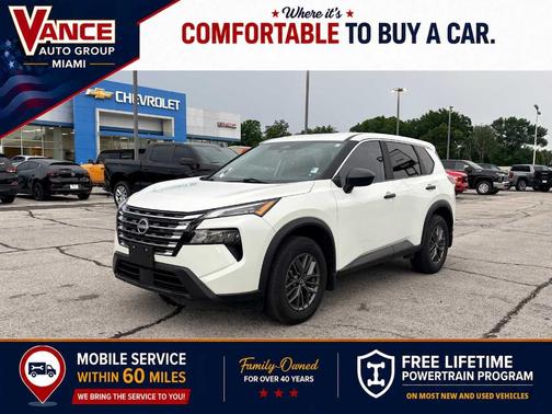 Glacier White 2024 Nissan Rogue S