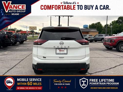 Glacier White 2024 Nissan Rogue S