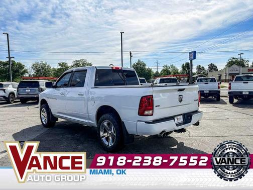 Bright White 2012 RAM 1500 Sport