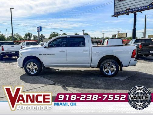 Bright White 2012 RAM 1500 Sport