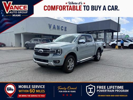 Cactus Green / Gray 2024 Ford Ranger Lariat