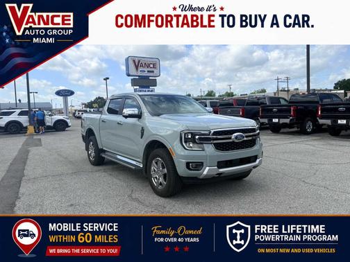 Cactus Green / Gray 2024 Ford Ranger Lariat