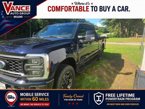 Blue 2023 Ford F-250 Lariat
