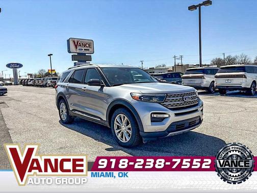 Iconic Silver 2023 Ford Explorer Limited