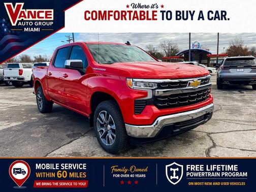 Red 2025 Chevrolet Silverado 1500 LT
