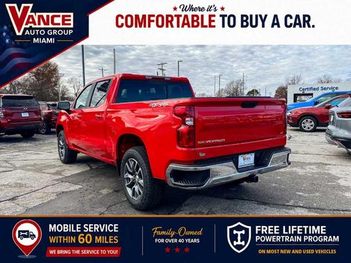 Red 2025 Chevrolet Silverado 1500 LT