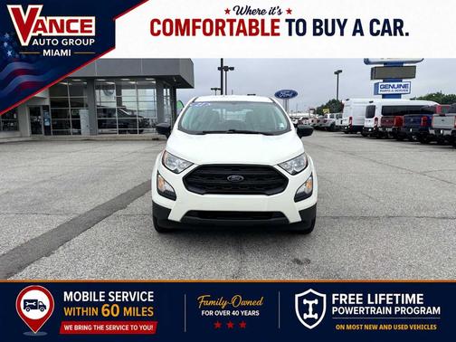 Diamond White 2021 Ford EcoSport S