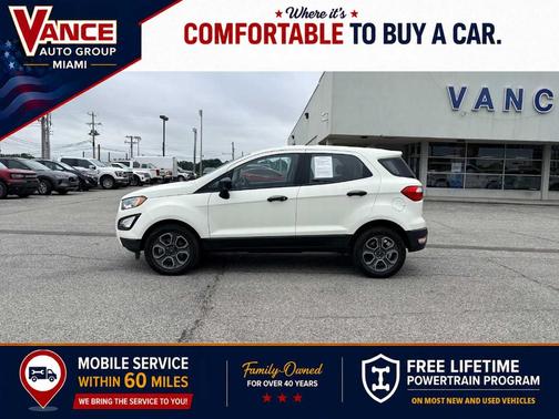 Diamond White 2021 Ford EcoSport S
