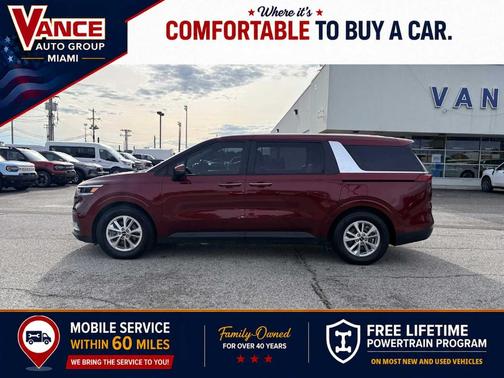 Flare Red 2024 Kia Carnival LX