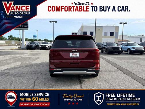 Flare Red 2024 Kia Carnival LX