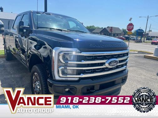 Blue 2024 Ford F-350 King Ranch